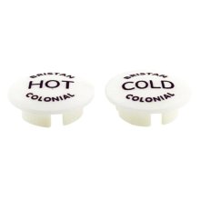 Bristan Indice For Colonial - Pair (IND HD028PLWHB)