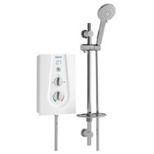 Buy New: Bristan Joy Thermostatic Electric Shower 8.5kW - White (JOYT385 W)