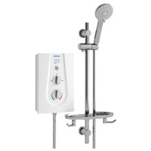 Buy New: Bristan Joy Thermostatic Electric Shower 9.5kW - White (JOYT395 W)