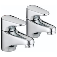 Buy New: Bristan Jute Basin Taps - Chrome (JU 1/2 C)