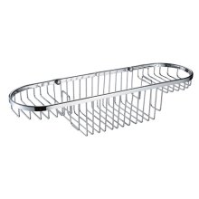 Bristan Large Wall Fixed Wire Basket - Chrome (COMP BASK01 C)