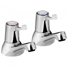 Bristan Lever Bath Taps With Ceramic Disc Valves - Chrome (VAL2 3/4 C CD)