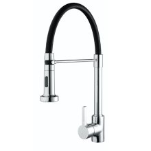 Bristan Liquorice Professional Sink Mixer With Pull Down Spray - Chrome (LQR PROSNK C)