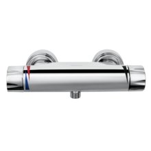 Bristan Opac Exposed Bar Shower Valve - Chrome (OP SHXVO ISOL EH C)