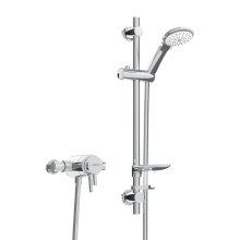 Buy New: Bristan Prism Exposed Dual Control Shower With Adjustable Riser - Chrome (PM2 CSHXAR C)