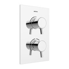 Buy New: Bristan Prism Recessed Thermostatic Dual Control Shower Valve - Chrome (PM2 SHCVO C)