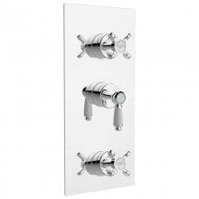 Bristan Renaissance 2 recessed dual control shower with twin stopcocks (RS2 SHC3STP)