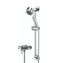 Bristan Rio Thermostatic Surface Mounted Shower Valve & Riser Rail - Chrome (RO2 SHXAR C)