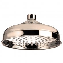 Bristan Round Traditional Fixed Head - 200mm - Gold (FH TDRD02 G)