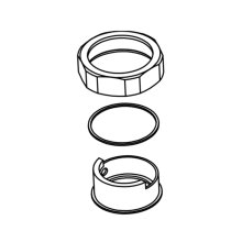 Bristan Shroud Nut & Seal (90066)