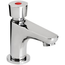 Buy New: Bristan Single Pillar Basin Timed Flow Tap - Chrome (Z2 DUS 1/2 C)