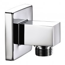 Bristan Square Wall Outlet - Chrome (ARM WOSQ01 C)