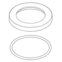 Bristan Tap Plinth and O-Ring - Chrome (210V80786CP-FEU09)