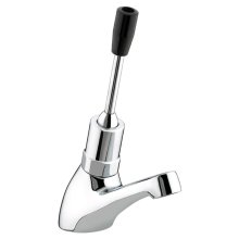 Bristan Timed Flow Single Toggle Lever Basin Tap - Chrome (Z L 1/2 C)