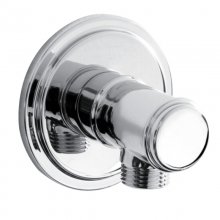 Bristan Traditional Round Wall Outlet - Chrome (TDARM WORD03 C)