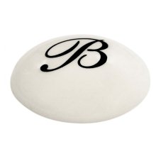Burlington 'B' Logo Indice - White (SP106)