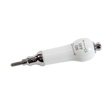 Burlington Ceramic On/Off Top Lever - White/Chrome (SP592)
