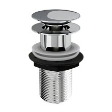 Burlington Slotted Click-Clack Waste - Chrome (W11)
