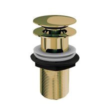 Burlington Slotted Click-Clack Waste - Gold (W11GOLD)
