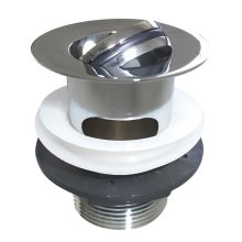 Burlington Slotted Flip Top Basin Waste - Chrome (W18)