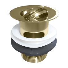 Burlington Slotted Flip Top Basin Waste - Gold (W18GOLD)