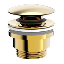 Burlington Universal Basin Click Clack Waste - Gold (BSW0260G)