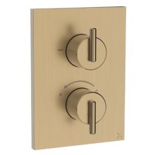 Crosswater Crossbox 3ONE6 Dual Outlet Trimset - Brushed Brass (TLCB1500LBPSF)