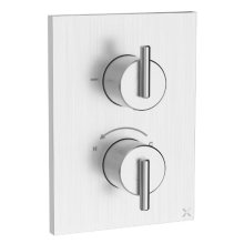 Crosswater Crossbox 3ONE6 Dual Outlet Trimset - Stainless Steel (TLCB1500LBPS)