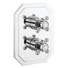 Crosswater Crossbox Belgravia Triple Outlet Trimset - Chrome (BLCB2500LBPC)
