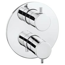 Crosswater Crossbox MPRO Double Outlet Industrial Trimset - Chrome (PRICB1500LBPC)