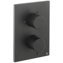 Crosswater Crossbox MPRO Dual Outlet Mixer Shower Valve - Matt Black (PROCB1500RM)