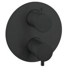 Crosswater Crossbox MPRO Single Outlet Industrial Trimset - Carbon Black (PRICB1000LBPM)