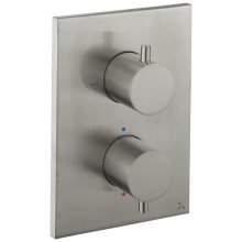 Crosswater Crossbox MPRO Single Outlet Mixer Shower Valve - Brushed Nickel (PROCB1000RV)