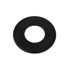 Crosswater FO0370 Bath Spout Wall Plate - Matt Black (57FLSP013M)
