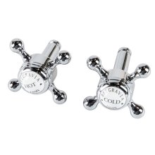 Crosswater Lever for Belgravia Crosshead Range - Chrome (57BLH)