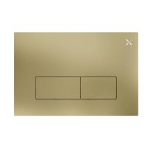 Crosswater MPRO Stainless Steel Flush Plate - Brushed Brass (MPROSPLATEF)