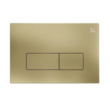 Crosswater MPRO Flush Plate - Brushed Brass (MPROFLUSHF)