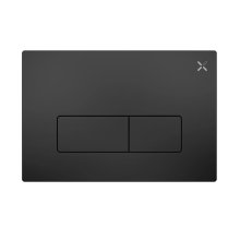 Crosswater MPRO Flush Plate - Matt Black (MPROFLUSHB)