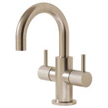 Crosswater MPRO Mini Fluted Basin Tap - Brushed Nickel (PRO118DNL_F)
