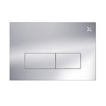 Crosswater MPRO Stainless Steel Flush Plate - Chrome (MPROSPLATEC)