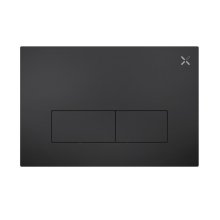 Crosswater MPRO Stainless Steel Flush Plate - Matt Black (MPROSPLATEMB)