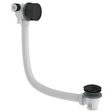 Crosswater Overflow Bath Filler With Waste - Matt Black (PRO0355M)