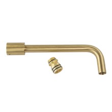 Crosswater PRO120 220mm Spout - Brush Brass (PRO120SPOUT220F)