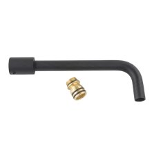 Crosswater PRO120 220mm Spout - Matt Black (PRO120SPOUT220M)