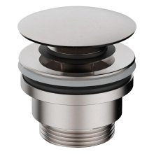 Crosswater Universal Click Clack Basin Waste - Brushed Nickel (BSW0260L_V2)