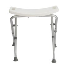 Croydex Adjustable Bathroom & Shower Seat - White (AP100122)