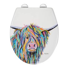 Croydex Angus McCoo Flexi-Fix Toilet Seat - Steven Brown (WL604022)