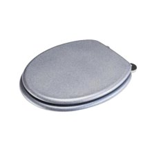 Croydex Blue Quartz Flexi-Fix Toilet Seat (WL601824H)