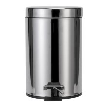 Croydex Britannia Three Litre Pedal Bin - Chrome (QA107205)