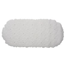 Croydex Bubbles Rubber Bath Mat - White (AG320022)